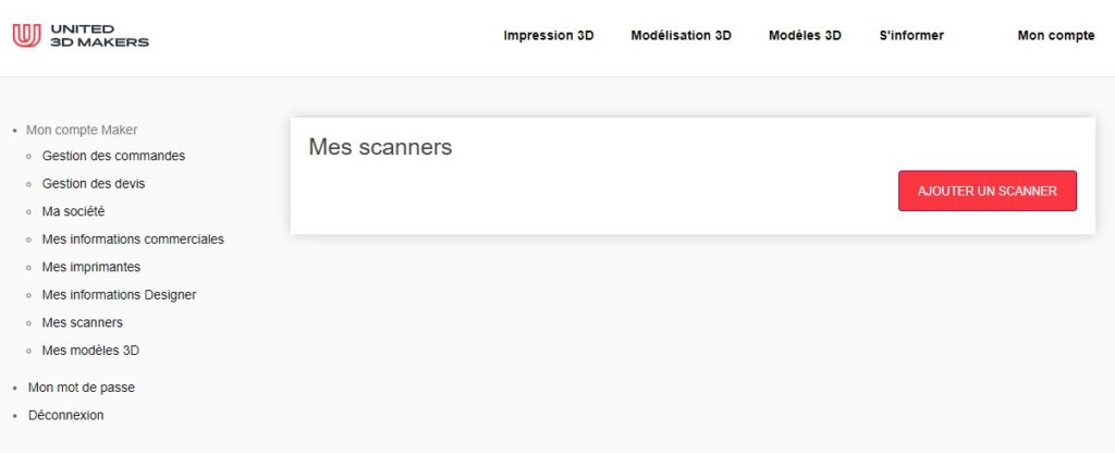Comment définir mes scanners