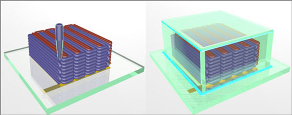 microbatterie imprimée en 3D