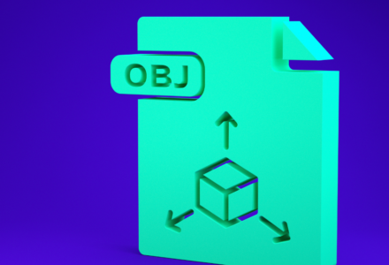 illustration d'un fichier icône au format .obj