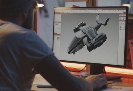 Visualiser le travail d'un designer graphique 3D en fabrication additive