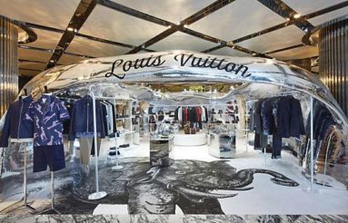 pop up store louis vuitton impression 3D